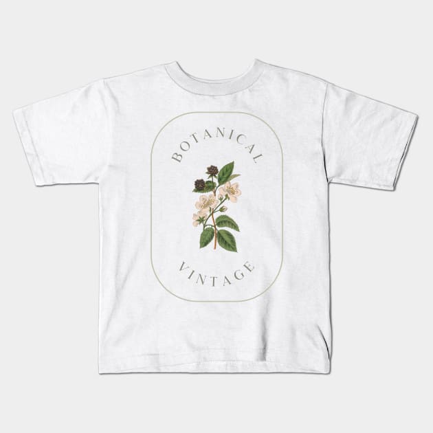 Botanical Vintage Kids T-Shirt by Precious Elements